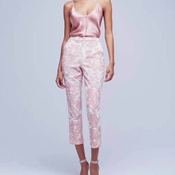 L'AGENCE ludivine trouser in rose tan multi - Picture 4 of 11